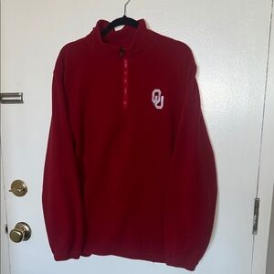 OU quarter zip fleece